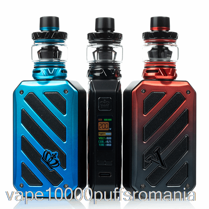 Vape Romania Uwell Crown 5 200w Starter Kit Albastru